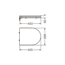 FERRUM QUBIQ - TAPA ASIENTO INODORO MDF - Cod:TRIM - BL