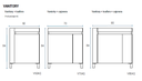 Muebles Schneider - Linea: Aqua - VANITORY 80 AQUA Color: CARVALHO - V80AQC