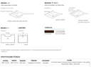 Muebles Schneider - Linea: City - VANITORY COLGANTE 100 CITY PVC Color: WENGUE - VC100CTW