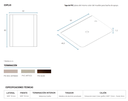 Muebles Schneider - Linea: UNIQUE - Espejo curvo 60 cm - Color: Blanco satinado