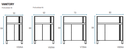 Muebles Schneider - Linea: Nature - VANITORY 80 NATURE Color: WENGUE - V80NAW