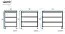 Muebles Schneider - Linea: Nature - VANITORY 60 PIANO Color: CAJU - V60PIC