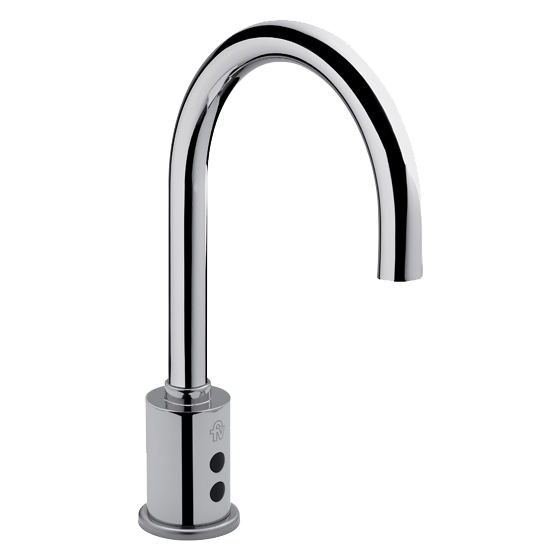 FV - FV Tronic – Juego electronico para lavatorio, con transformador 2 - Cierre electronico con transformador - Cromo - Cierre Autom., electronico con transfromador