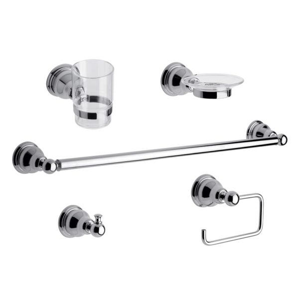 FV - Accesorios Denisse – Kit de 5 accesorios - 5 Accesorios - Cromo - 