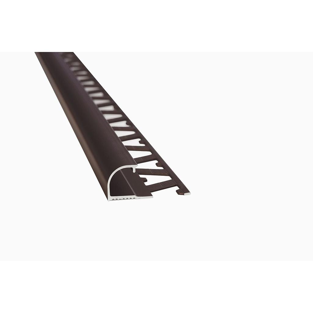 ATRIM - ALUMINIO GUARD. BULLNOSE 12mm x 2,5m CAFe A1