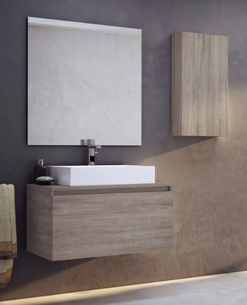 Muebles Schneider - Linea: City - VANITORY COLGANTE 80 CITY PVC Color: CALIFORNIA - VC80CTC