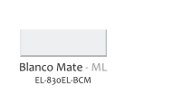 [EL-830EL-BCM] EL-830EL-BCS - Esmaltado Liso - 8.5x30 - Blanco - Mate - Colores Solidos