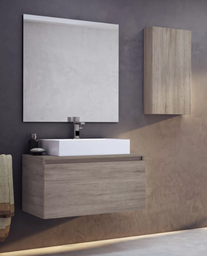 [VC80CTC] Muebles Schneider - Linea: City - VANITORY COLGANTE 80 CITY PVC Color: CALIFORNIA - VC80CTC