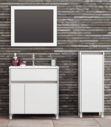 [V50NAPBB] Muebles Schneider - Linea: Nature - VANITORY 50 NATURE Color: BLANCO BRILLANTE - V50NAPBB