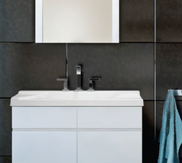[VC80ATPBS] Muebles Schneider - Linea: Atenas - VANITORY COLGANTE 80 ATENAS PVC Color: BLANCO SATINADO - VC80ATPBS