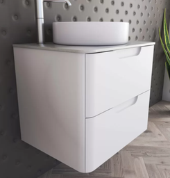 [V1C60UNB] Muebles Schneider - Linea: UNIQUE - Vanitory 60 cm - 1 cajon - Color: Blanco